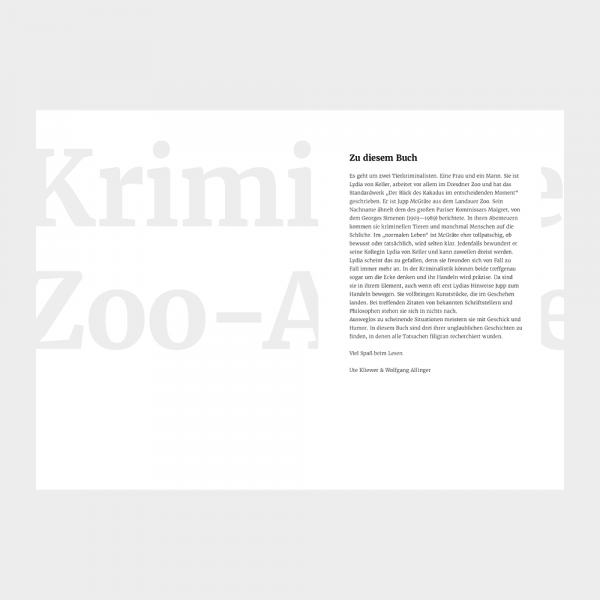Krimineller Zooaffären: Neue Halunkenstorys – Bild 2